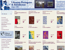 Tablet Screenshot of librairie-portugaise.com